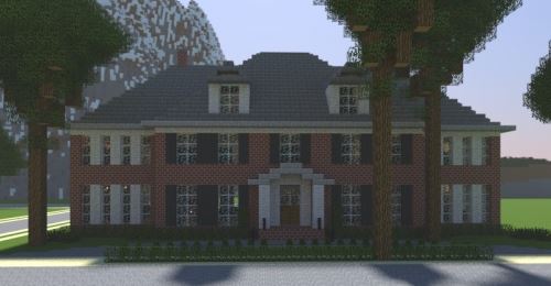 HOME ALONE mansion для Minecraft 1.8