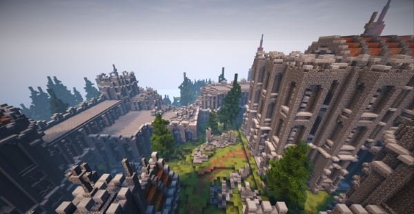 Abandoned Medieval Castle для Minecraft 1.8