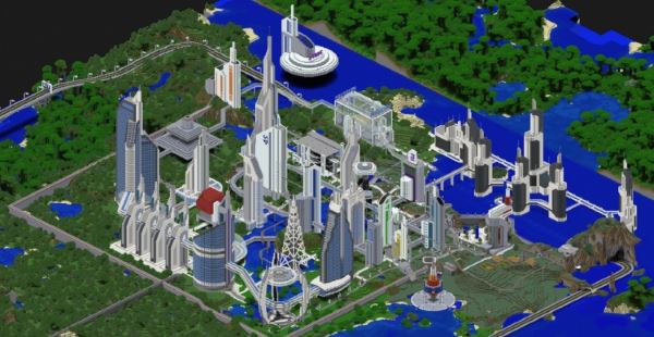 Future CITY 2.1 для Minecraft 1.8