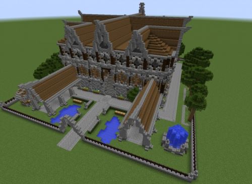 Medieval Mansion для Minecraft 1.8