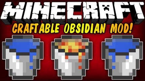 Craftable Obsidian для Minecraft 1.8