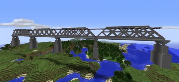 Railroad Bridge для Minecraft 1.8