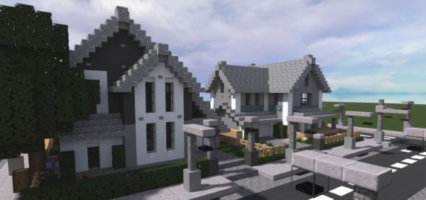 Suburban Street для Minecraft 1.8