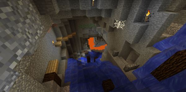 Parkour Paradise Caves для Minecraft 1.9.4