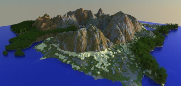 Ultra Realistic Minecraft Terrain для Minecraft 1.8