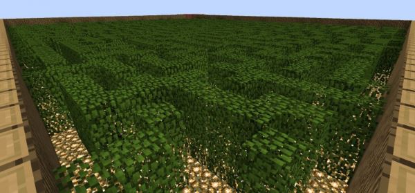 Leaf Maze для Minecraft 1.8