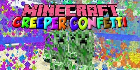 Creeper Confetti для Minecraft 1.9.4