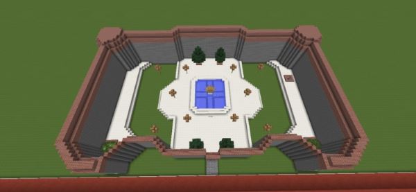 Princess Peach's Castle для Minecraft 1.8