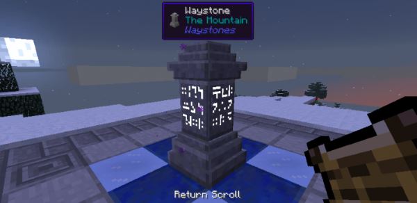 Waystones для Minecraft 1.7.10