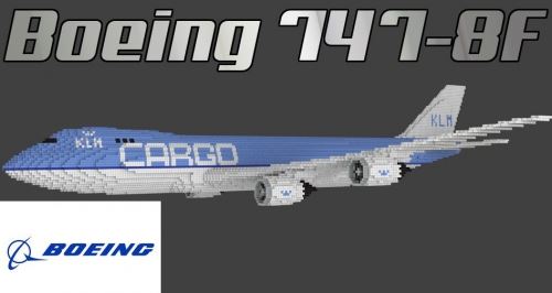 Boeing 747-8F для Minecraft 1.8