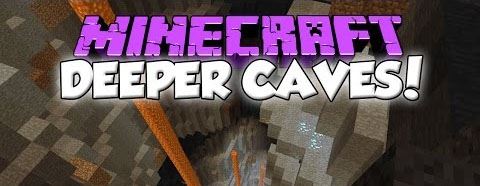 Deeper Caves для Minecraft 1.7.10