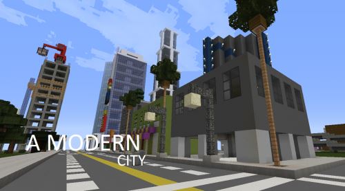 Modern city для Minecraft 1.8.2