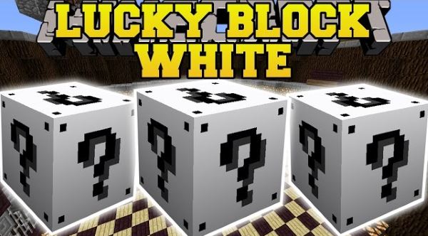 Lucky Block White для Minecraft 1.7.10