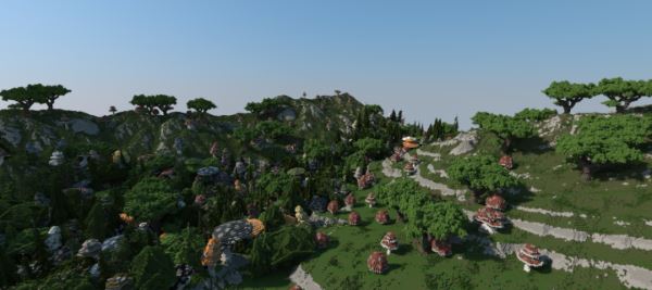 Muschroom valley для Minecraft 1.10