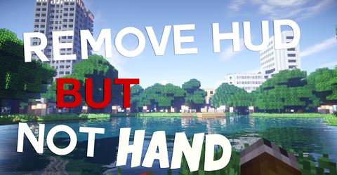 Remove HUD but Not Hand для Майнкрафт 1.10.2