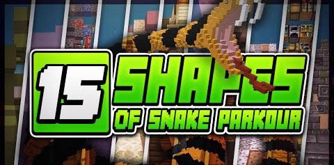 15 Shapes Of Snakes 2 для Майнкрафт 1.10.2