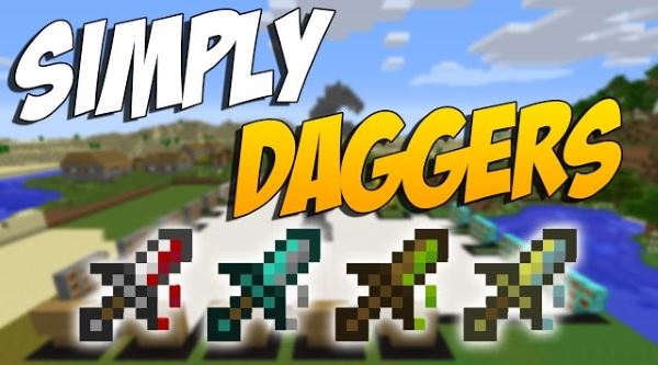 Simply Daggers для Майнкрафт 1.7.10
