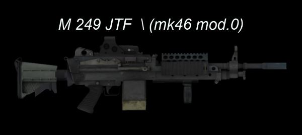 Штурмовой пулемет М249 JTF v 1.2  для Fallout: New Vegas