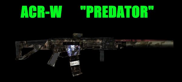 Штурмовая винтовка ACR-W PREDATOR для Fallout: New Vegas