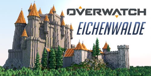 Overwatch - Eichenwalde Castle для Майнкрафт 1.10.2