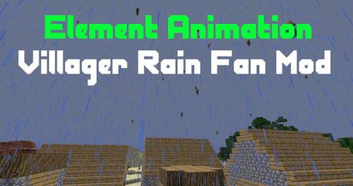 Villager Rain для Майнкрафт 1.10.2