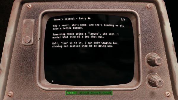 Journal of the Sole Survivor - Personal Journal для Fallout 4