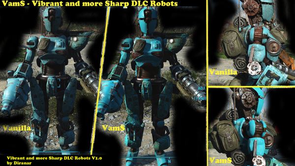 Ретекстур роботов в DLC Robots для Fallout 4