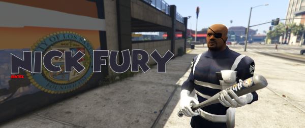 Nick Fury [Add-On Ped] для GTA 5