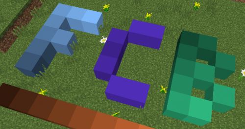 Flat Colored Blocks для Майнкрафт 1.10.2