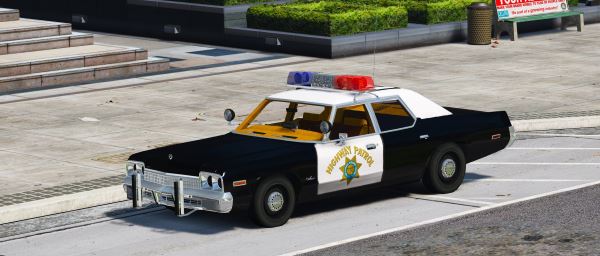 1974 Dodge Monaco Police [Animated | Wipers] для GTA 5