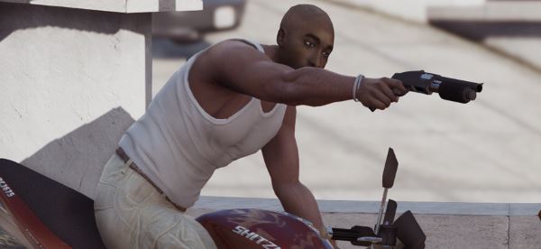 Tupac Shakur (2Pac) для GTA 5