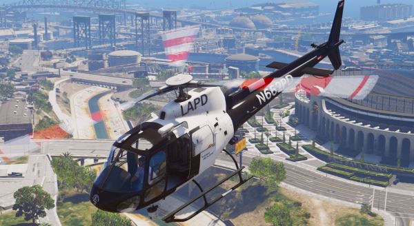 AS-350 Ecureuil (LAPD & CHP) [Add-On / Replace | Livery] для GTA 5