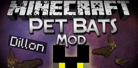 Pet Bat для Майнкрафт 1.10.2