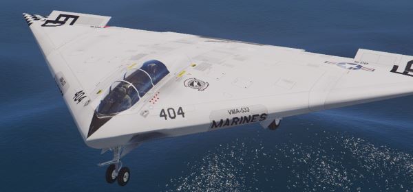 A-12A Avenger II Navy Stealth Bomber [Add-On] для GTA 5