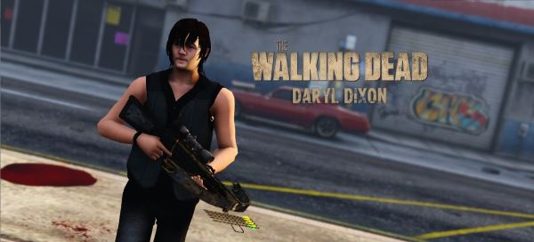 Daryl Dixon from The Walking Dead [Add-On Peds] для GTA 5