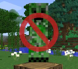No Mob Spawning on Trees для Майнкрафт 1.11