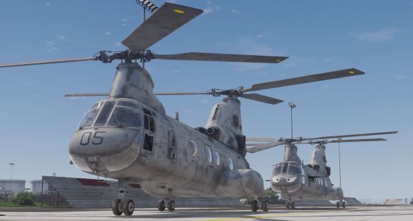 CH-46E Seaknight (2in1) [Add-On] для GTA 5