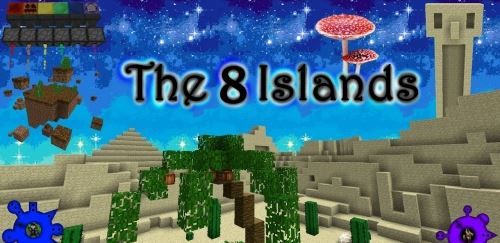 The 8 Islands для Майнкрафт 1.10.2