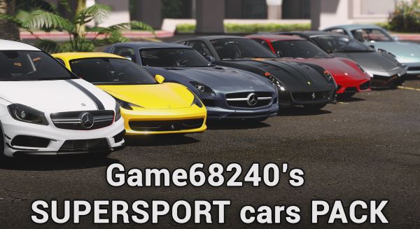 Supersport HQ cars Pack by Game68240 для GTA 5