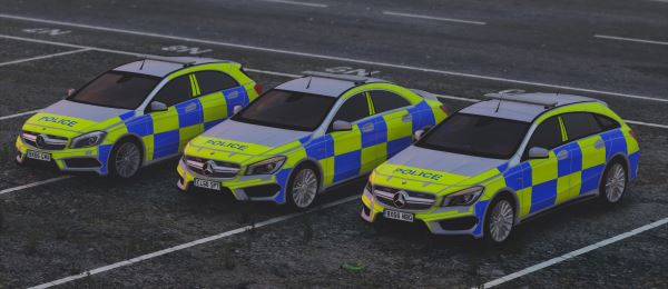 Police Mercedes-Benz (Pack) для GTA 5