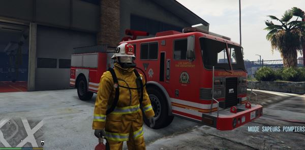 Firefighter Mod (Mode Sapeurs-Pompiers) 2.0A для GTA 5