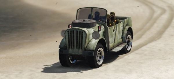 World War II Jeep для GTA 5