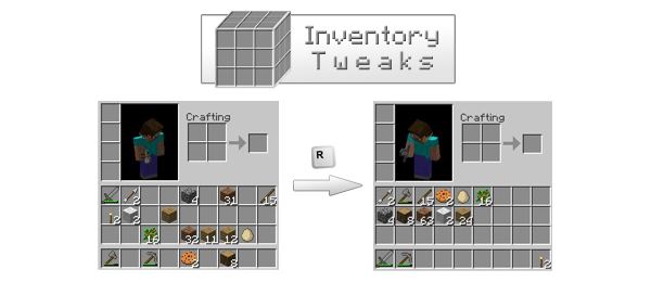 Inventory Tweaks для Майнкрафт 1.11
