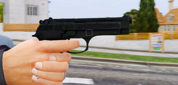 Beretta 92 [Animated] для GTA 5