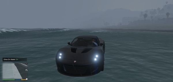 Drive On Water для GTA 5