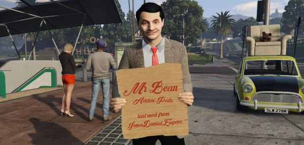 Mr Bean [Add-On Ped] для GTA 5