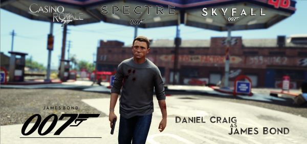 James Bond 007 (Daniel Craig) [Add-On Ped] для GTA 5