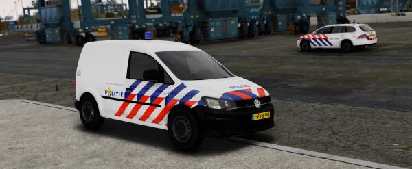 Volkswagen Caddy Dutch Police 1.1 для GTA 5