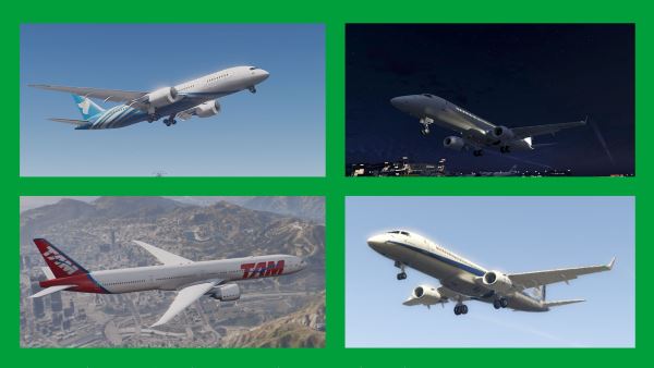 Aircrafts: Passenger & Cargo (Add-On) Pack для GTA 5
