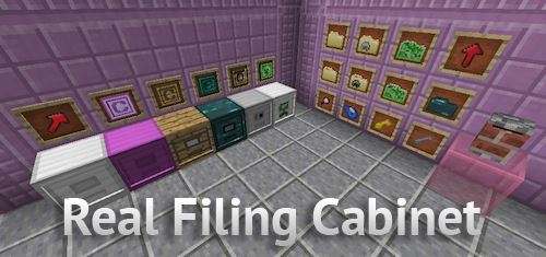 Real Filing Cabinet для Майнкрафт 1.11